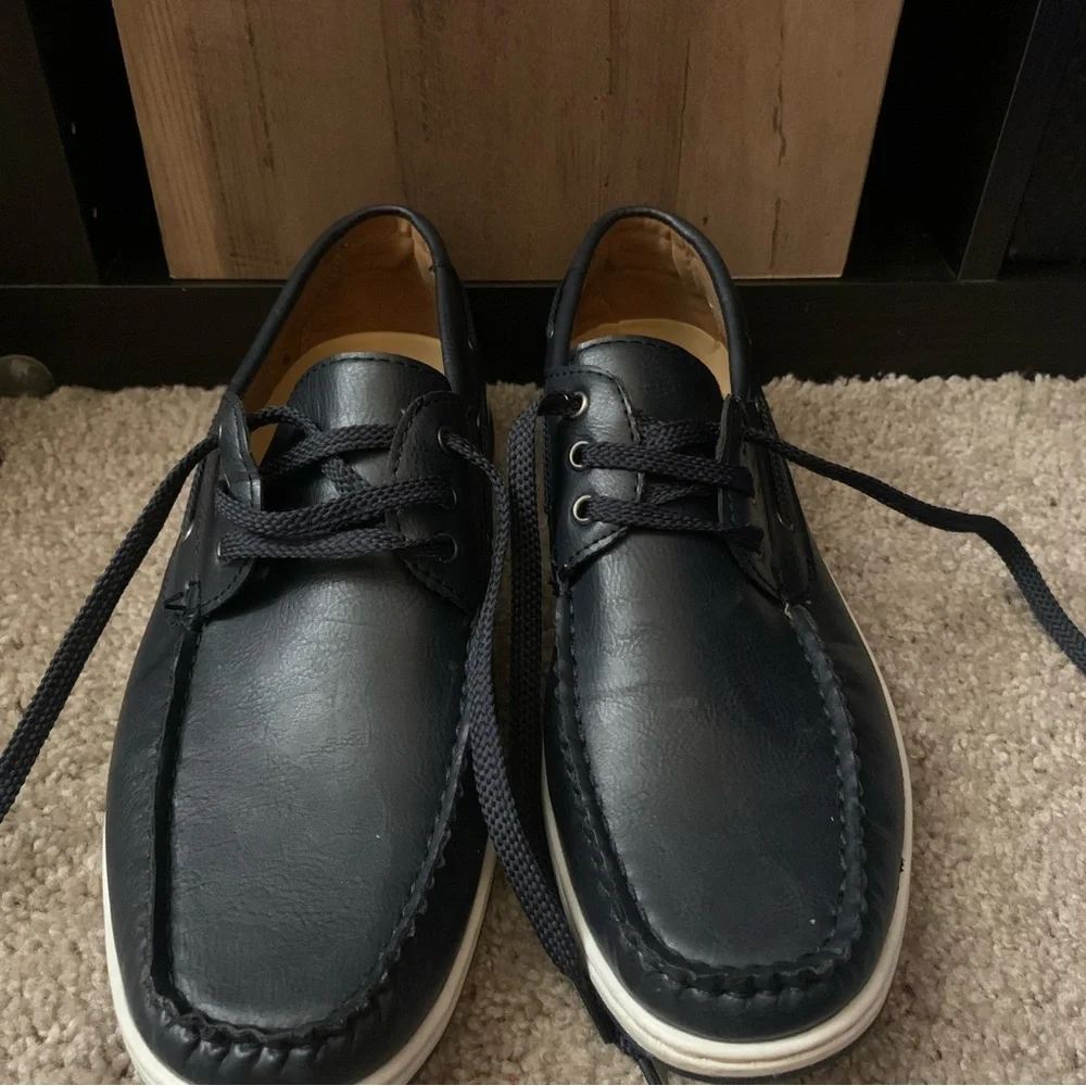 X-ray ultimate comfort Men's Navy Boat Shoes size 11
